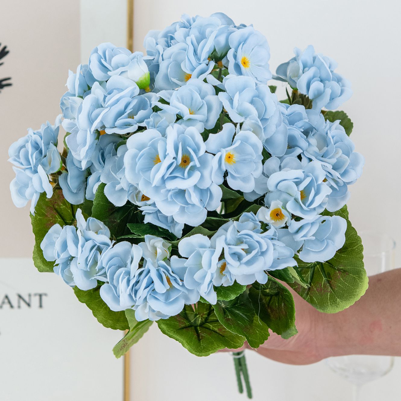 Bonsai Garden Festival - Artificial Flowers Plants Begonia Flower Wedding