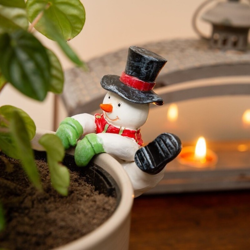 Christmas Santa Snowman Statue - Bonsai Garden Wall review and price