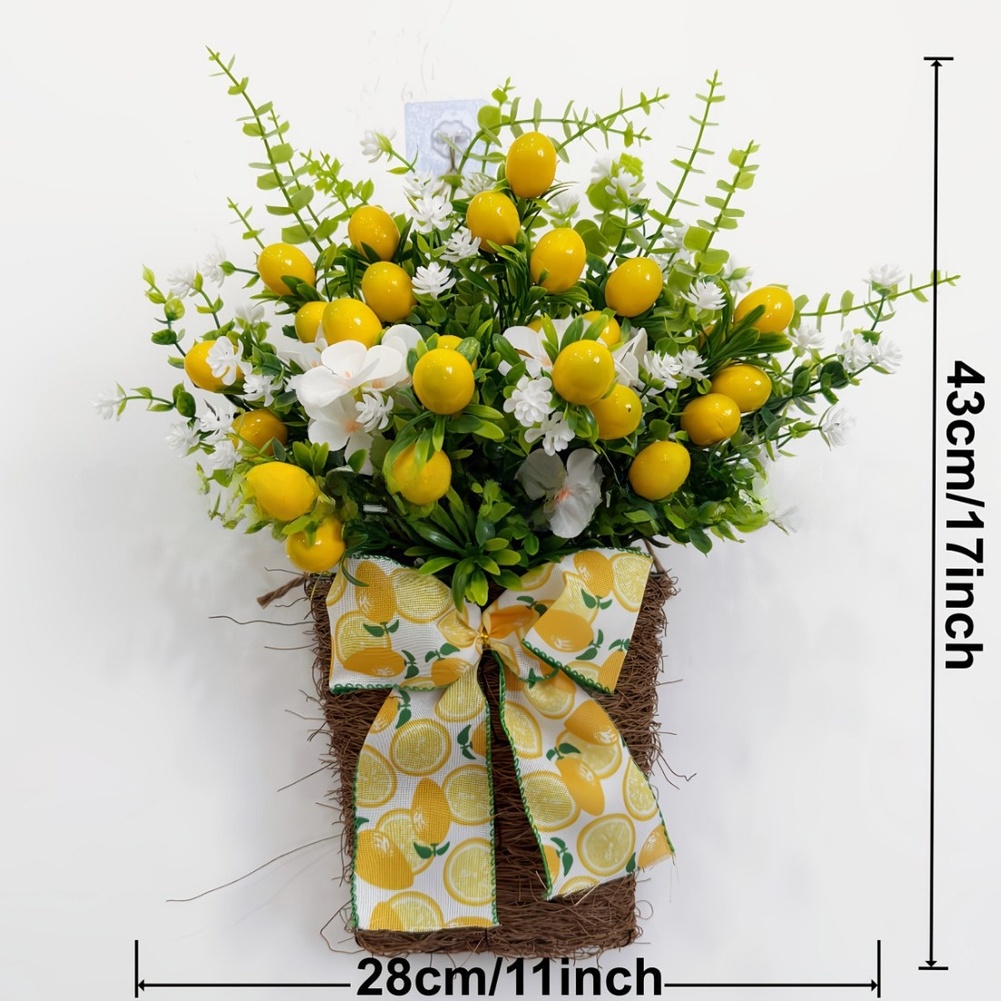 Artificial Lemon Hanging Baske - Bonsai Garden Wall review and price