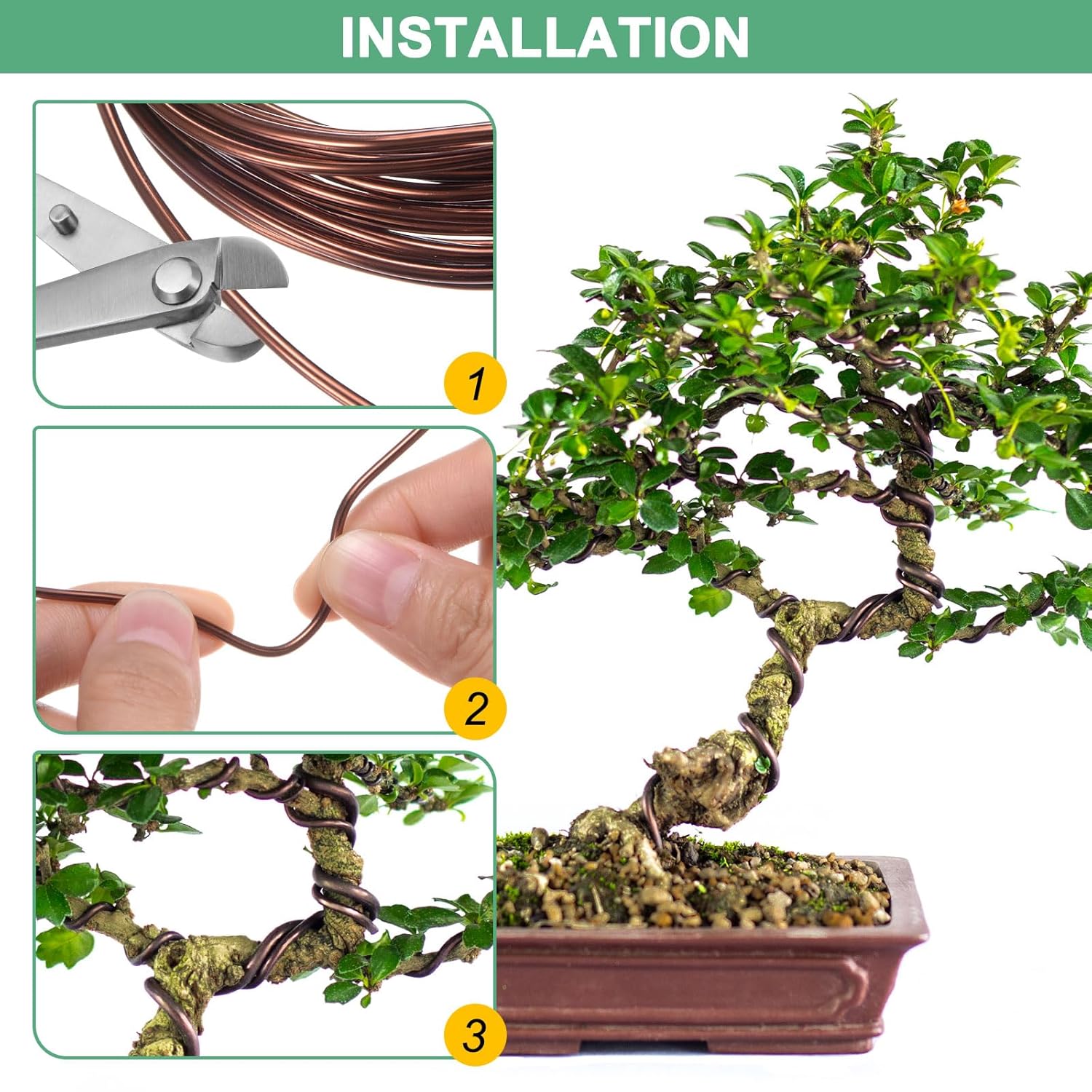 16.4 Feet Brown Bonsai Wires A - Bonsai Wire Aluminum review and price
