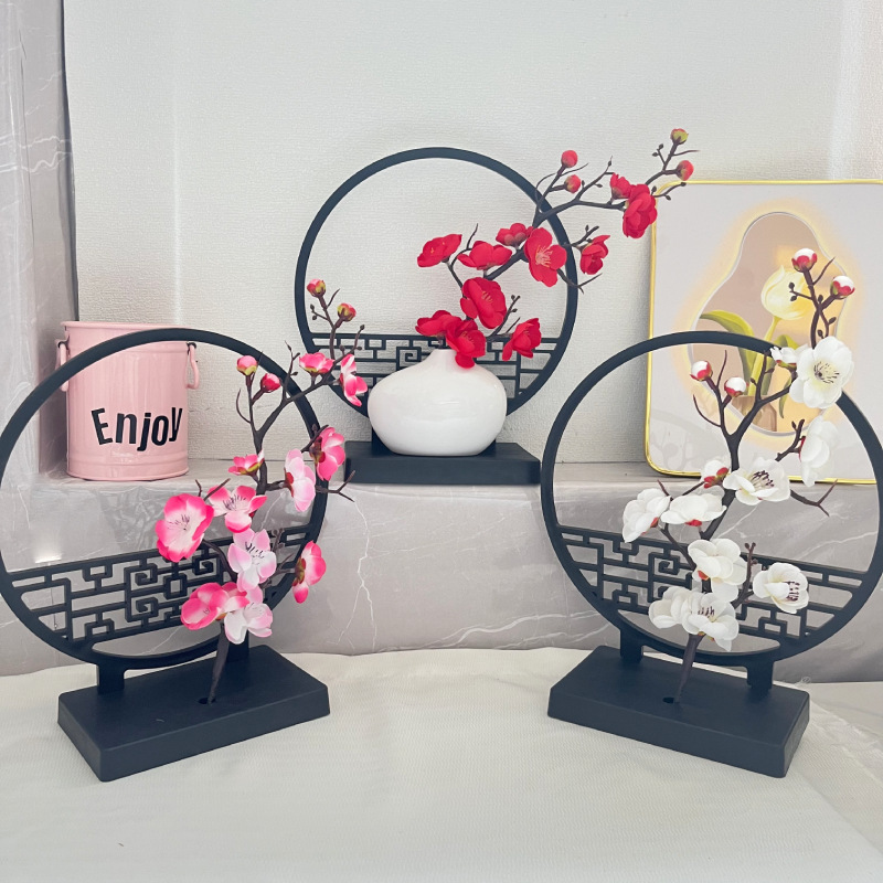 Chinese-style Black Flower Sta - Bonsai Garden Entrance review and price