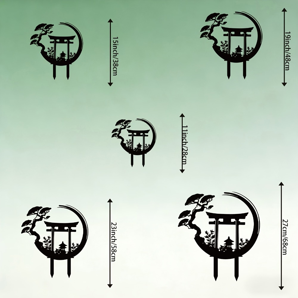 CIFBUY Metal Wall Art Torii Ga - Bonsai Garden Wall review and price