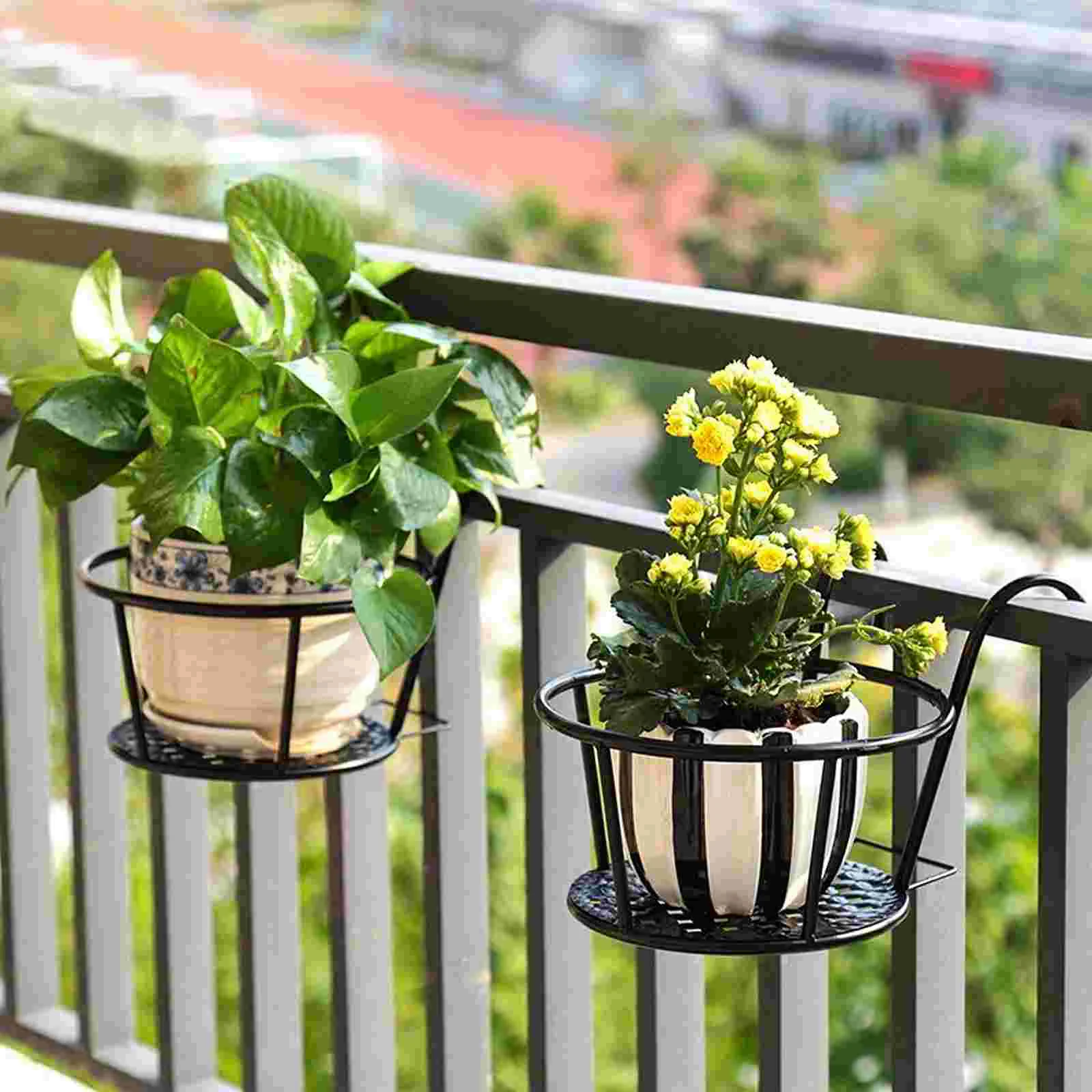 2 Pcs Iron Flower Pot Stand Wa - Bonsai Garden Wall review and price