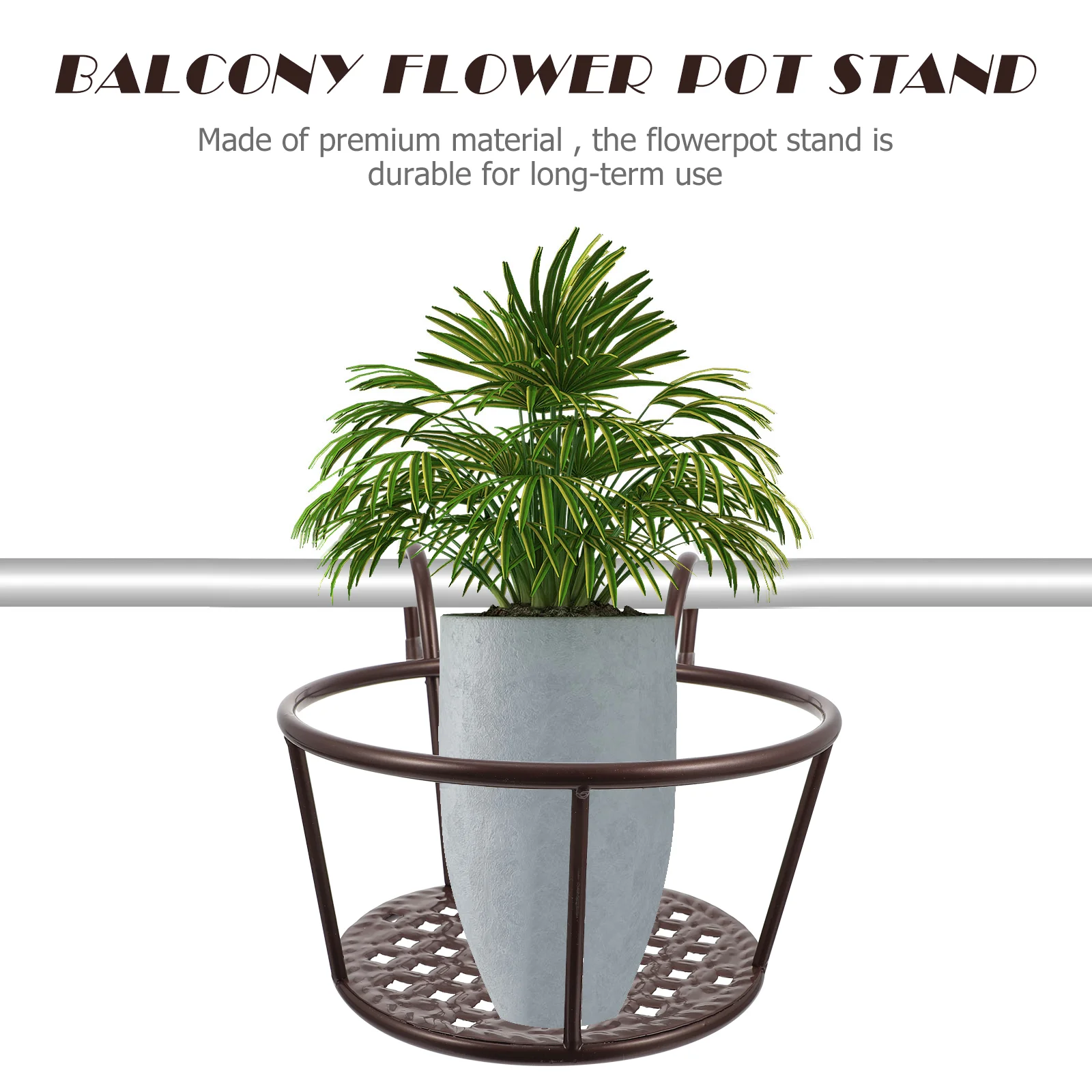 2 Pcs Iron Flower Pot Stand Wa - Bonsai Garden Wall review and price
