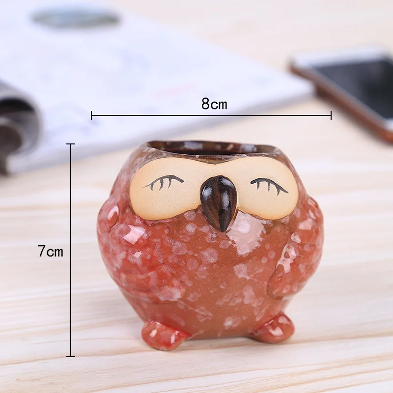 Mini Ceramic Owl Succulent Pla - Bonsai Garden Wall review and price