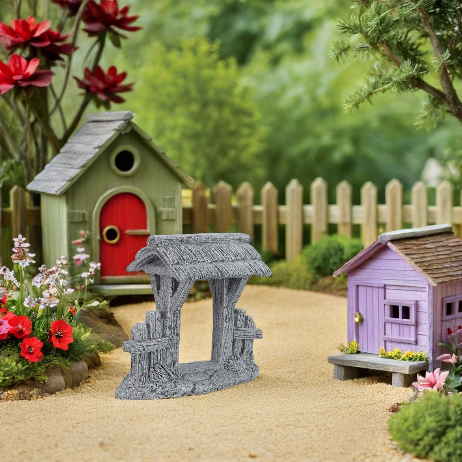 Mini Chinese Gate Bonsai Ornam - Bonsai Garden Entrance review and price