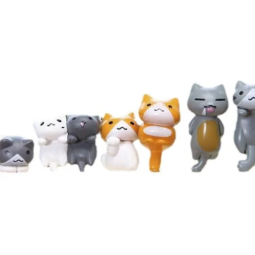 6Pcs/Set Cartoon Lucky pvc Cat - First Bonsai Garden review and price